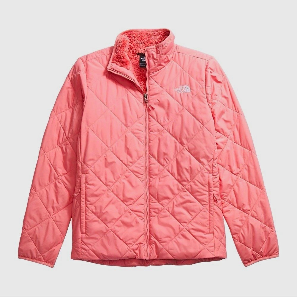 The North Face Shady Glade Insulated Jacket Women's L Terracotta Pink Sherpa